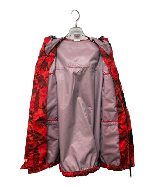 A BATHING APE（ア ベイシング エイプ）A BATHING APE (ア ベイシング エイプ) カモフラマウンテンパーカー レッド サイズ:XLの古着・服飾アイテム