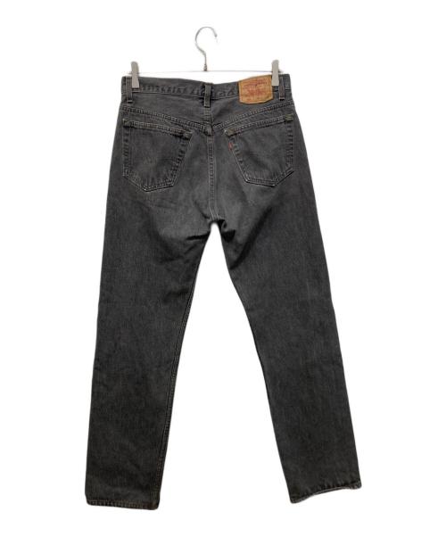 LEVI'S（リーバイス）LEVI'S (リーバイス) USA501先染めブラックデニムパンツ ブラック サイズ:W33の古着・服飾アイテム