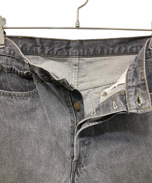 LEVI'S（リーバイス）LEVI'S (リーバイス) USA501先染めブラックデニムパンツ ブラック サイズ:W33の古着・服飾アイテム