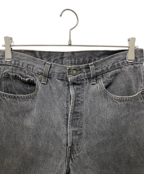LEVI'S（リーバイス）LEVI'S (リーバイス) USA501先染めブラックデニムパンツ ブラック サイズ:W33の古着・服飾アイテム