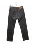 LEVI'S (リーバイス) USA501先染めブラックデニムパンツ ブラック サイズ:W33：15000円