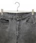 中古・古着 LEVI'S (リーバイス) USA501先染めブラックデニムパンツ ブラック サイズ:W33：15000円