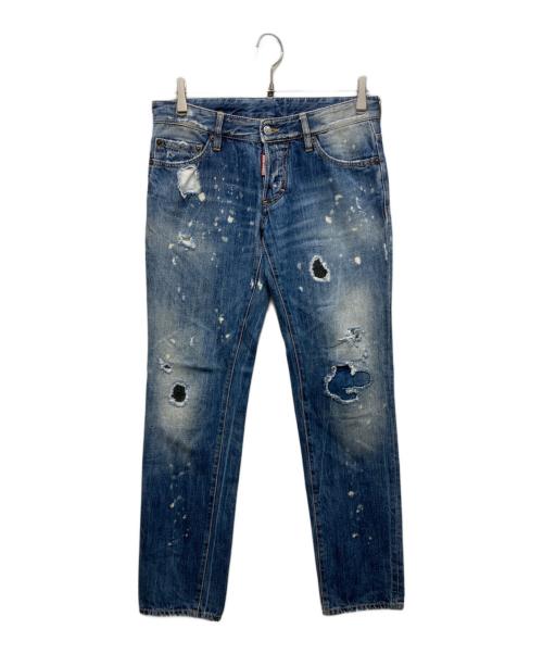 DSQUARED2（ディースクエアード）DSQUARED2 (ディースクエアード) TIDY BIKER デニムパンツ インディゴ サイズ:SIZE 46の古着・服飾アイテム