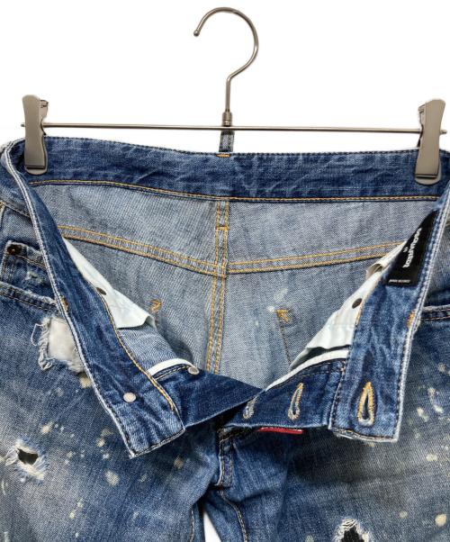 DSQUARED2（ディースクエアード）DSQUARED2 (ディースクエアード) TIDY BIKER デニムパンツ インディゴ サイズ:SIZE 46の古着・服飾アイテム