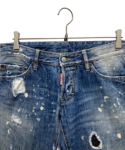 DSQUARED2（ディースクエアード）DSQUARED2 (ディースクエアード) TIDY BIKER デニムパンツ インディゴ サイズ:SIZE 46の古着・服飾アイテム