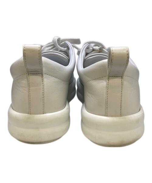 HERMES（エルメス）HERMES (エルメス) HAPPY レザーローカットスニーカー ホワイト サイズ:37の古着・服飾アイテム