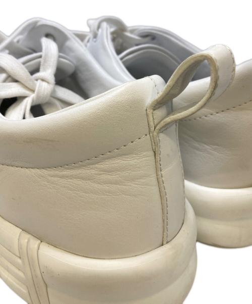 HERMES（エルメス）HERMES (エルメス) HAPPY レザーローカットスニーカー ホワイト サイズ:37の古着・服飾アイテム