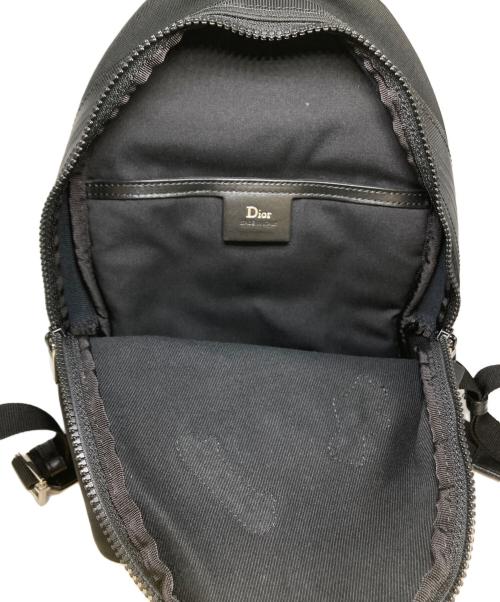 DIOR HOMME（ディオール オム）Dior Homme (ディオール オム) ワッペン バックパック ブラックの古着・服飾アイテム