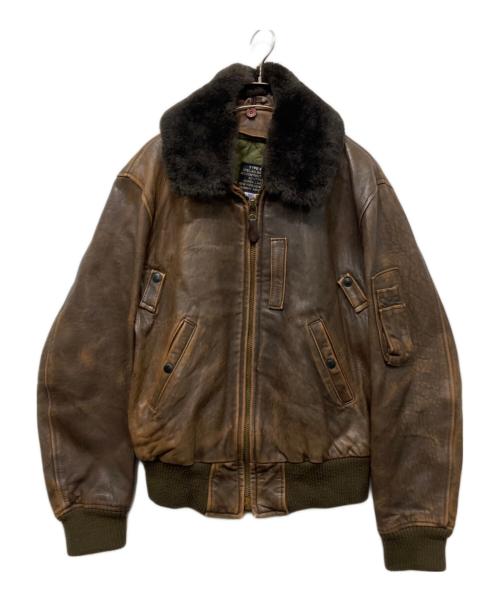 AVIREX（アヴィレックス）AVIREX (アヴィレックス) B-15 フライトジャケット ブラウン サイズ:Lの古着・服飾アイテム