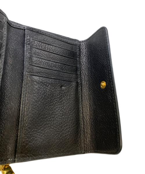 MIU MIU（ミュウミュウ）MIU MIU (ミュウミュウ) 財布 ブラックの古着・服飾アイテム