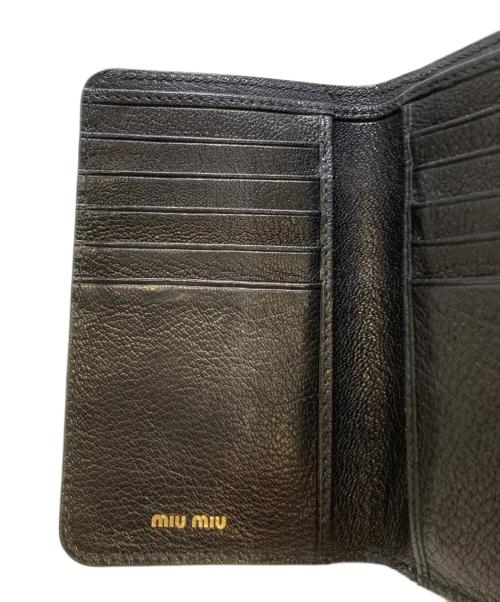 MIU MIU（ミュウミュウ）MIU MIU (ミュウミュウ) 財布 ブラックの古着・服飾アイテム