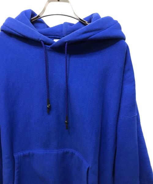 CLESSTE（クレスト）CLESSTE (クレスト) OVERSIZED LOOP WHEEL HOODIE ブルー サイズ:Freeの古着・服飾アイテム