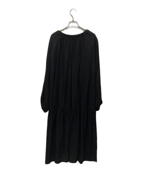 EVERYDAY I LIKE.（エヴリデイ アイ ライク）EVERYDAY I LIKE. (エヴリデイ アイ ライク) レーヨンシルクワンピース ブラック サイズ:FREEの古着・服飾アイテム