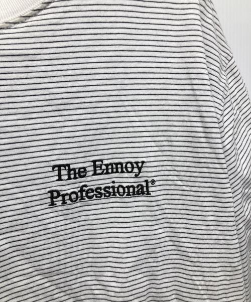 The Ennnoy Professional（ザ エンノイ プロフェッショナル）The Ennnoy Professional (ザ エンノイ プロフェッショナル) S/S Border Tee ホワイト サイズ:Mの古着・服飾アイテム