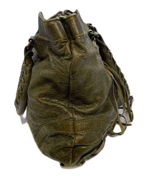 BALENCIAGA（バレンシアガ）BALENCIAGA (バレンシアガ) ザ・パース ハンドバッグ カーキの古着・服飾アイテム