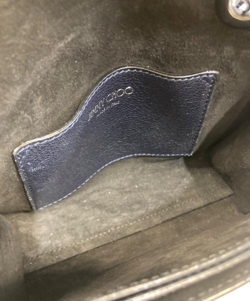 JIMMY CHOO（ジミーチュウ）JIMMY CHOO (ジミーチュウ) レベルソフトミニチェーンショルダーバッグ ブルーの古着・服飾アイテム