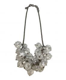MM6 Maison Margiela（エムエムシックスメゾンマルジェラ）の古着「PLEXIGLASS CHAIN NECKLACE」｜シルバー