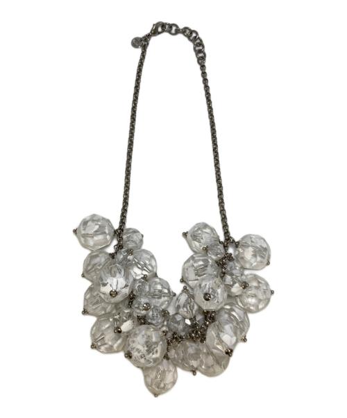 MM6 Maison Margiela（エムエムシックスメゾンマルジェラ）MM6 Maison Margiela (エムエムシックスメゾンマルジェラ) PLEXIGLASS CHAIN NECKLACE シルバーの古着・服飾アイテム