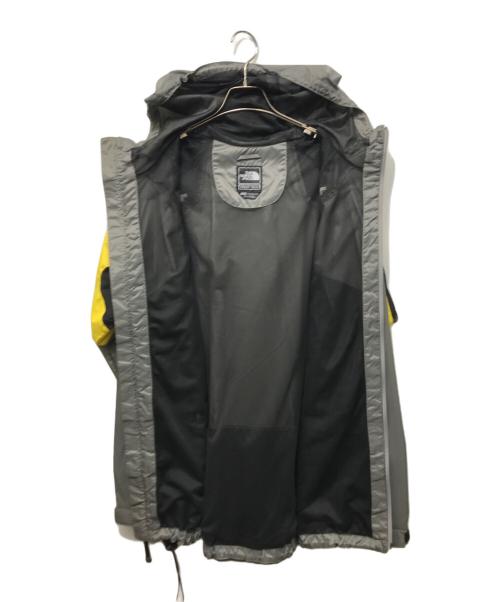 THE NORTH FACE（ザ ノース フェイス）THE NORTH FACE (ザ ノース フェイス) STEEP TECH フーデッドジャケット グレー×イエロー サイズ:XLの古着・服飾アイテム