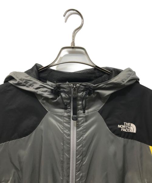 THE NORTH FACE（ザ ノース フェイス）THE NORTH FACE (ザ ノース フェイス) STEEP TECH フーデッドジャケット グレー×イエロー サイズ:XLの古着・服飾アイテム