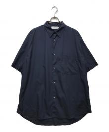 Graphpaper（グラフペーパー）の古着「BROAD OVERSIZED S/S SHIRT」｜ネイビー