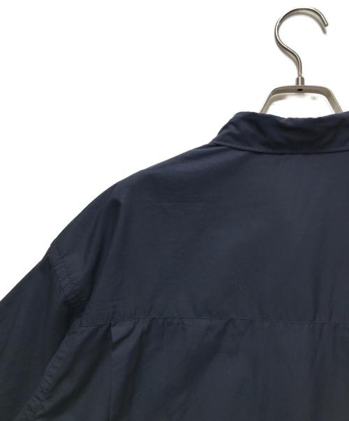 Graphpaper（グラフペーパー）Graphpaper (グラフペーパー) BROAD OVERSIZED S/S SHIRT ネイビー サイズ:FREEの古着・服飾アイテム