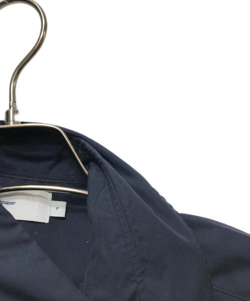 Graphpaper（グラフペーパー）Graphpaper (グラフペーパー) BROAD OVERSIZED S/S SHIRT ネイビー サイズ:FREEの古着・服飾アイテム