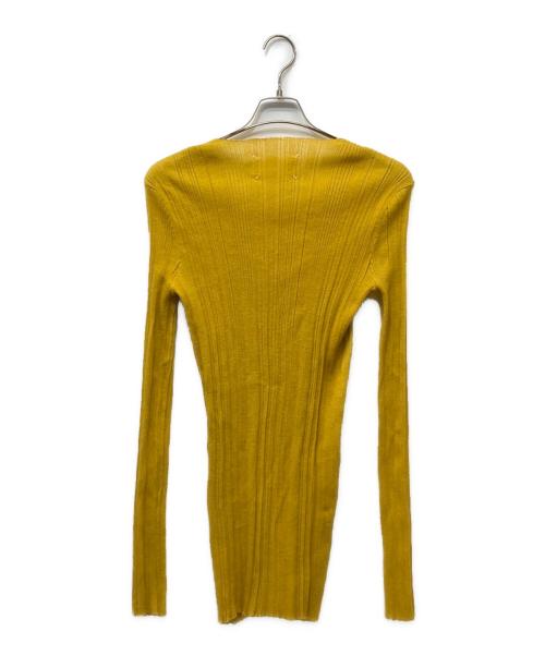 Maison Margiela（メゾンマルジェラ）Maison Margiela (メゾンマルジェラ) リブニット イエロー サイズ:XLの古着・服飾アイテム