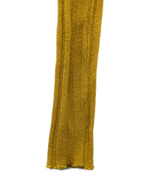 Maison Margiela（メゾンマルジェラ）Maison Margiela (メゾンマルジェラ) リブニット イエロー サイズ:XLの古着・服飾アイテム