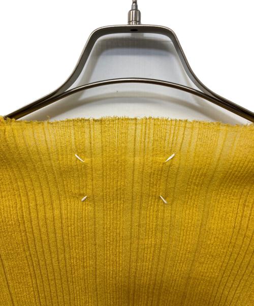 Maison Margiela（メゾンマルジェラ）Maison Margiela (メゾンマルジェラ) リブニット イエロー サイズ:XLの古着・服飾アイテム
