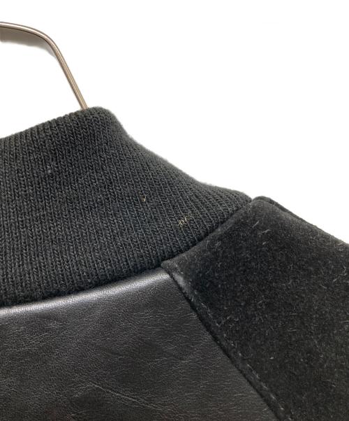 VANSON（バンソン）VANSON (バンソン) TJV スター スウェードコンビレザージャケット ブラック サイズ:38の古着・服飾アイテム