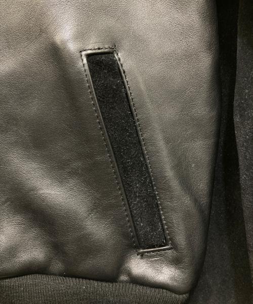 VANSON（バンソン）VANSON (バンソン) TJV スター スウェードコンビレザージャケット ブラック サイズ:38の古着・服飾アイテム