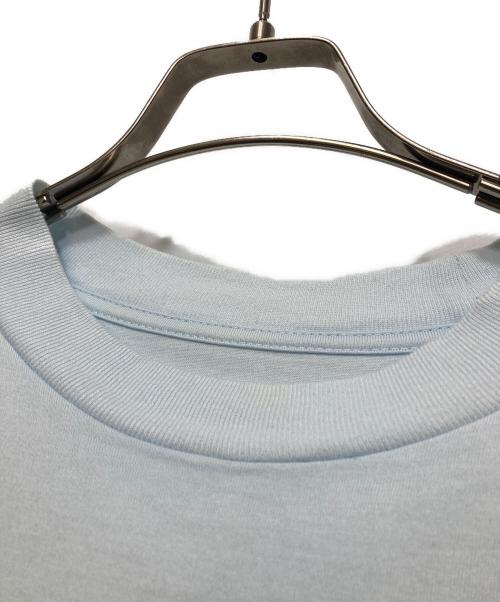 is-ness（イズネス）is-ness (イズネス) BALLOON COLOR BLOCK SHORT SLEEVE T-SHIRT ブルー サイズ:Lの古着・服飾アイテム
