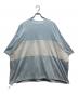 is-ness（イズネス）の古着「BALLOON COLOR BLOCK SHORT SLEEVE T-SHIRT」｜ブルー