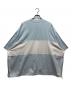 is-ness (イズネス) BALLOON COLOR BLOCK SHORT SLEEVE T-SHIRT ブルー サイズ:L：6000円