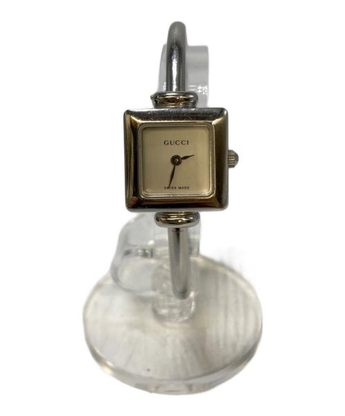 GUCCI（グッチ）GUCCI (グッチ) ステンレススチール クオーツ シルバー×ホワイトの古着・服飾アイテム