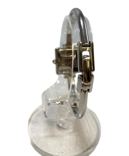 GUCCI（グッチ）GUCCI (グッチ) ステンレススチール クオーツ シルバー×ホワイトの古着・服飾アイテム