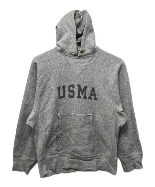 Champion（チャンピオン）Champion (チャンピオン) 80’S USMA 前V リバースウィーブパーカー グレー サイズ:Mの古着・服飾アイテム