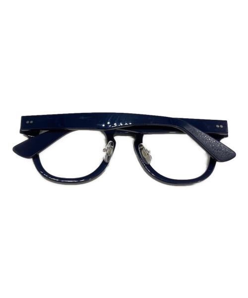 金子眼鏡（カネコガンキョウ）金子眼鏡 (カネコガンキョウ) STANDARD CALIFORNIA (スタンダードカリフォルニア) Type 4 ウェリントンサングラス ネイビーの古着・服飾アイテム