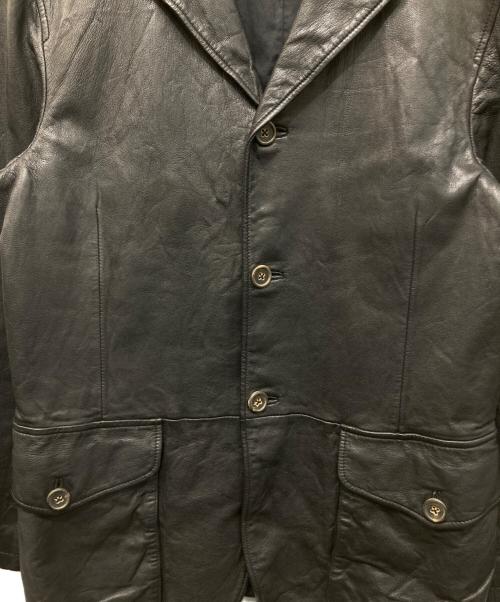 PAUL SMITH（ポールスミス）PAUL SMITH (ポールスミス) ラムレザー3Bジャケット ブラック サイズ:Mの古着・服飾アイテム