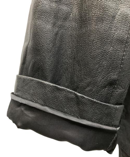 PAUL SMITH（ポールスミス）PAUL SMITH (ポールスミス) ラムレザー3Bジャケット ブラック サイズ:Mの古着・服飾アイテム