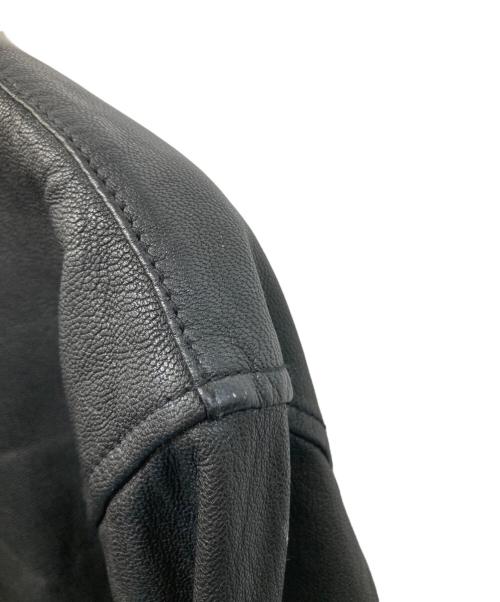 PAUL SMITH（ポールスミス）PAUL SMITH (ポールスミス) ラムレザー3Bジャケット ブラック サイズ:Mの古着・服飾アイテム