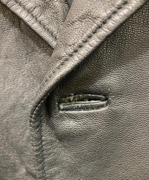 PAUL SMITH（ポールスミス）PAUL SMITH (ポールスミス) ラムレザー3Bジャケット ブラック サイズ:Mの古着・服飾アイテム