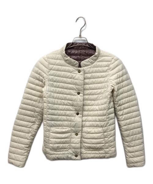 HERNO（ヘルノ）HERNO (ヘルノ) リバーシブル 金釦ライトダウン ジャケット パープル サイズ:40の古着・服飾アイテム