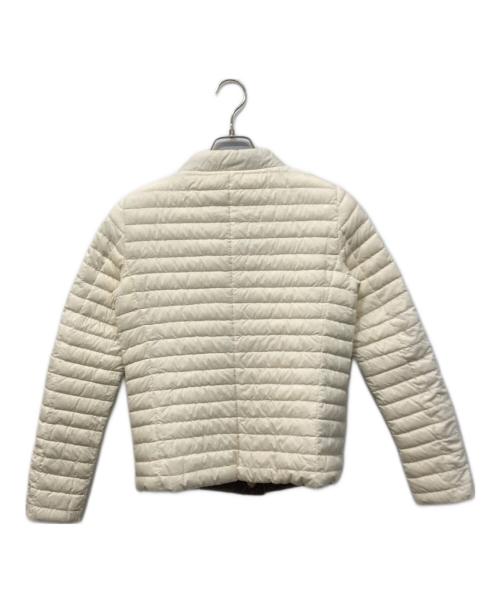 HERNO（ヘルノ）HERNO (ヘルノ) リバーシブル 金釦ライトダウン ジャケット パープル サイズ:40の古着・服飾アイテム