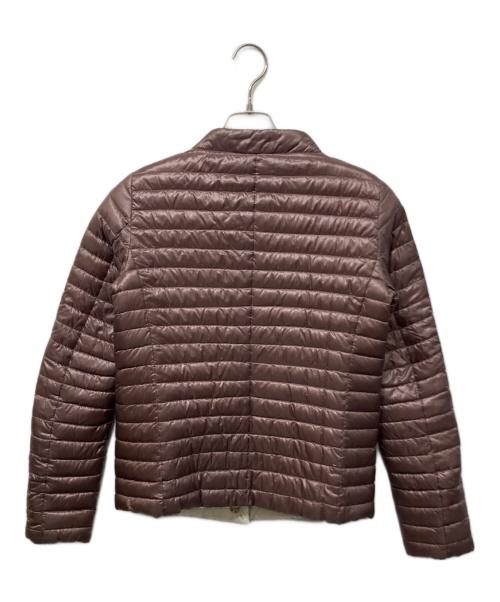 HERNO（ヘルノ）HERNO (ヘルノ) リバーシブル 金釦ライトダウン ジャケット パープル サイズ:40の古着・服飾アイテム