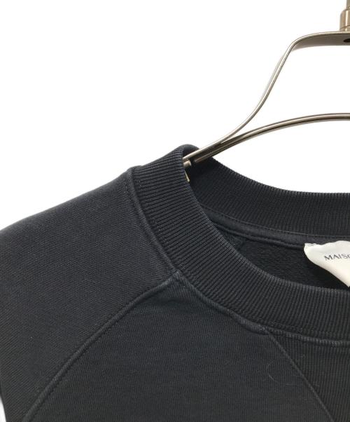 maison kitsune（メゾンキツネ）MAISON KITSUNE (メゾンキツネ) ドレスドフォックス パッチ スウェットシャツ ブラック サイズ:Mの古着・服飾アイテム