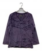 Needlesニードルズ）の古着「フリースVネックプルオーバー」｜パープル