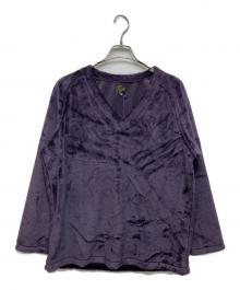 Needles（ニードルズ）の古着「フリースVネックプルオーバー」｜パープル