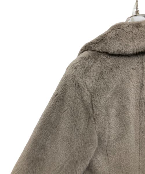 HERNO（ヘルノ）HERNO (ヘルノ) フェイクミンクファーコート グレー サイズ:36の古着・服飾アイテム